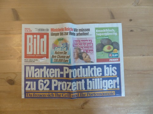 Bildzeitung 2025 ein - 13.06.2025,
