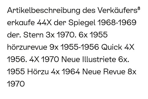 Alte zeitschriften sammlung - alte,