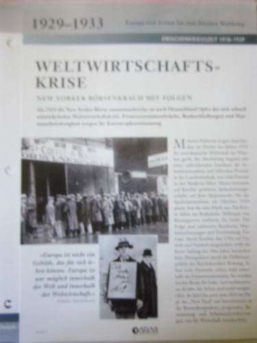 Die weltwirtschaftskrise - die,
