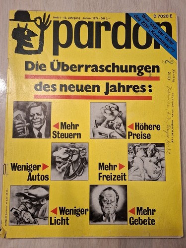 Satire zeitschrift 1974 - satire,