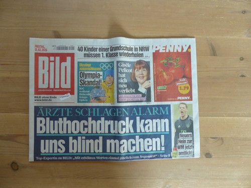 Bildzeitung 2026 ein - , (ein