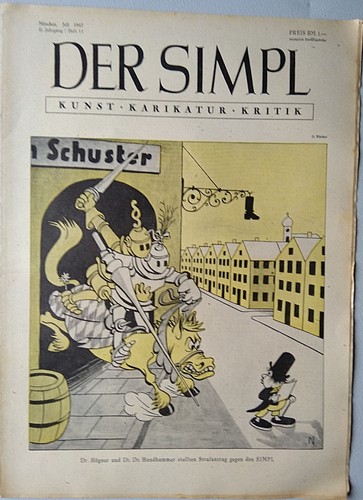 Zeitschrift der simpl kunst - der,
