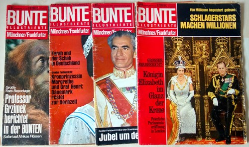 Alte zeitschrift bunte - zeitschrift,